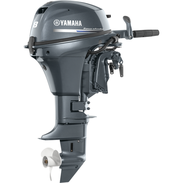 Yamaha 8 Horsepower Outboard Motor F8SMHB - Manual Start Short Shaft