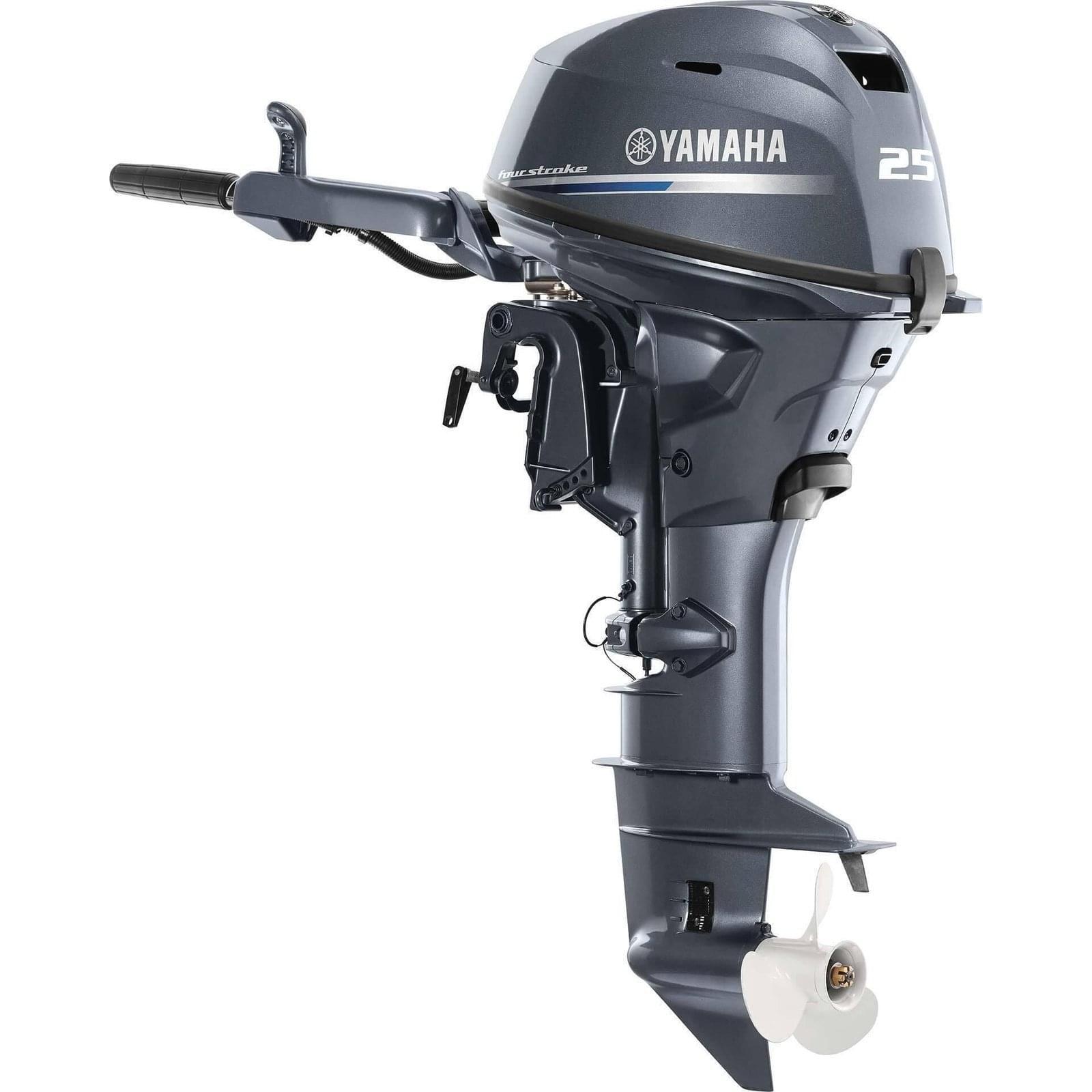 Yamaha 25 HP Outboard Motor F25SWHC - Electric Start Short Shaft - Image 2